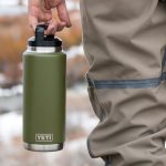 YETI Rambler 36 oz Bottle, Vacuum Insulated, Stainless Steel with TripleHaul Cap