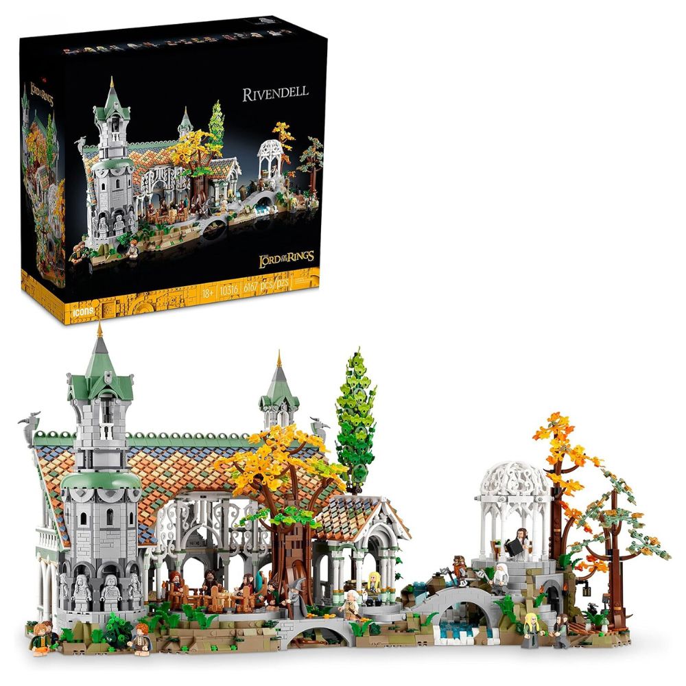 10316 10316 Icons The Lord of The Rings: Rivendell Building Model Kit for Adults - Image 1