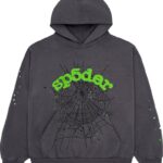 Sp5der Wait Web Hoodie Slate Grey
