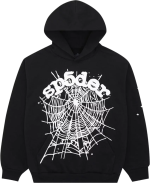 Sp5der OG Web Hoodie Black