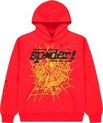 Sp5der P*NK V2 Hoodie Red