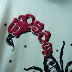 Sp5der x Mariah The Scientist Scorpion Hoodie Cream - Image 2
