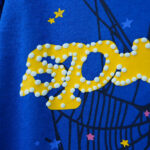 Sp5der TC Hoodie Blue - Image 4