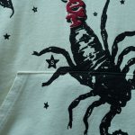 Sp5der x Mariah The Scientist Scorpion Hoodie Cream - Image 5