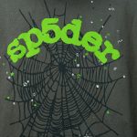 Sp5der Wait Web Hoodie Slate Grey - Image 2