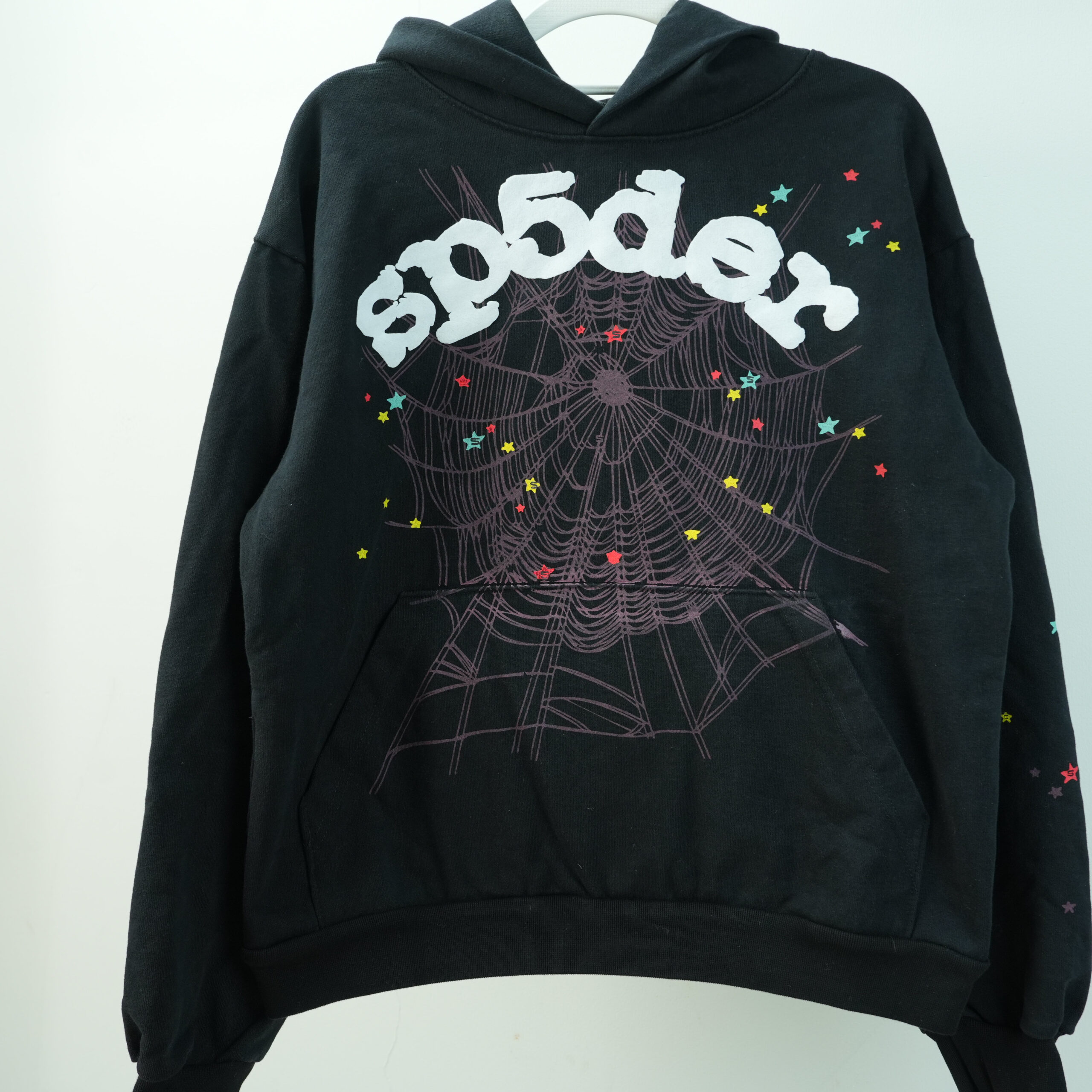 be2a2e41 Sp5der Worldwide Hoodie Black - Image 1