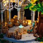LED Light Kit For Creator 10316 The Lord Rings Rivendell - Image 6