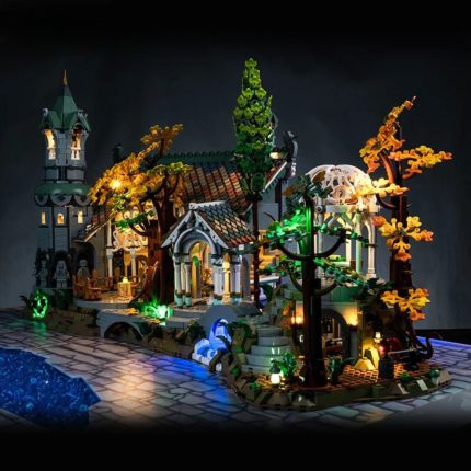 LED Light Kit For Creator 10316 The Lord Rings Rivendell