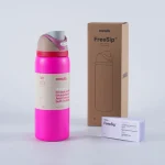 Owala FreeSip Insulated Stainless Steel Water Bottle with Straw 24 oz - Image 6