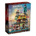 NINJAGO City Gardens 71741 Building Kit, Ninja House Playset Featuring 19 Minifigures