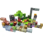 Minecraft Magnetic Blocks – 500pcs with 20 figures STEM Montessori Building Set - Image 3