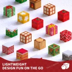 Christmas Minecraft Magnetic Building Blocks – STEM Montessori Educational Set - Image 5