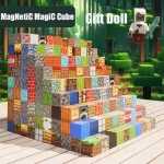 Minecraft Magnetic Blocks – 500pcs with 20 figures STEM Montessori Building Set
