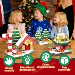 Christmas Minecraft Magnetic Building Blocks – STEM Montessori Educational Set - Image 4