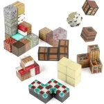 Minecraft Magnetic Blocks – 500pcs with 20 figures STEM Montessori Building Set - Image 5