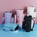 40oz Neoprene Water Bottle Carrier Bag | Adjustable Shoulder Strap Holder Pouch for Stanley Quencher Cup Sleeve - Image 4