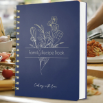 144 Pages Blank Recipe Book, Waterproof Cover, With Index Tabs, Suitable For Cooking Enthusiasts