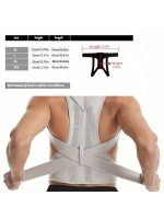 Posture Corrector Brace for Women Men Adjustable Upper Back Straightener Clavicle Support for Slouching - Image 2