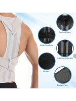 Posture Corrector Brace for Women Men Adjustable Upper Back Straightener Clavicle Support for Slouching - Image 6