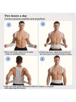 Posture Corrector Brace for Women Men Adjustable Upper Back Straightener Clavicle Support for Slouching - Image 4