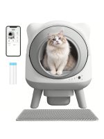 Self-Cleaning Cat Litter Box Automatic Self Scooping Enclosed Odor Control for Multiple Cats Large Capacity