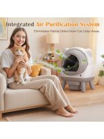 Self-Cleaning Cat Litter Box Automatic Self Scooping Enclosed Odor Control for Multiple Cats Large Capacity - Image 3