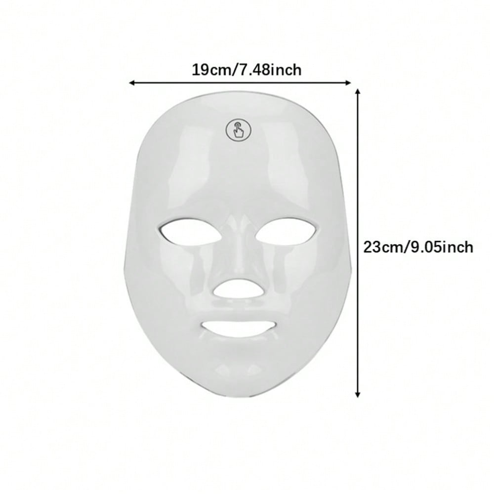 7 Color LED Light Therapy Mask for Face – Red Light Anti Aging, Acne Treatment, Rechargeable Facial Skin Care Device for Glowing Skin - Image 2