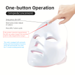 7 Color LED Light Therapy Mask for Face – Red Light Anti Aging, Acne Treatment, Rechargeable Facial Skin Care Device for Glowing Skin - Image 3