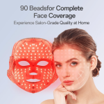 7 Color LED Light Therapy Mask for Face – Red Light Anti Aging, Acne Treatment, Rechargeable Facial Skin Care Device for Glowing Skin - Image 4