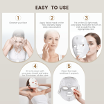 7 Color LED Light Therapy Mask for Face – Red Light Anti Aging, Acne Treatment, Rechargeable Facial Skin Care Device for Glowing Skin - Image 8